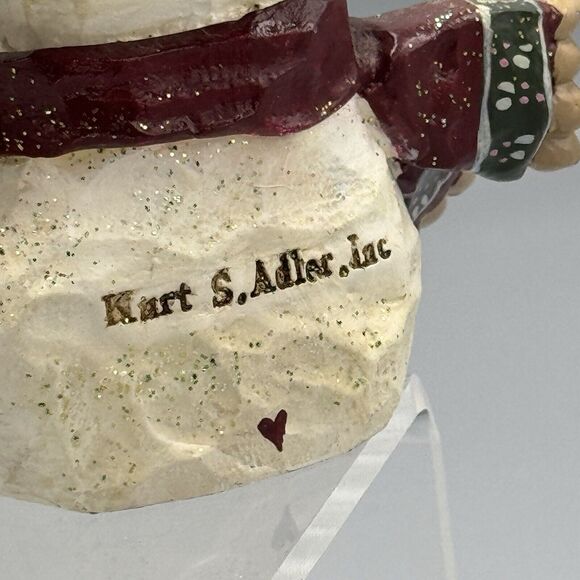 Vtg Kurt Adler Mr and Mrs Snowman Double Taper Candle Holder Christmas Decor - Picture 4 of 9